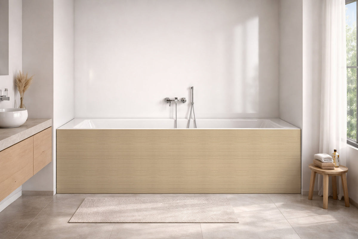 Badewannenverkleidung Holzoptik