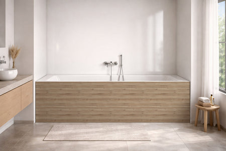 Badewannenverkleidung Holzoptik