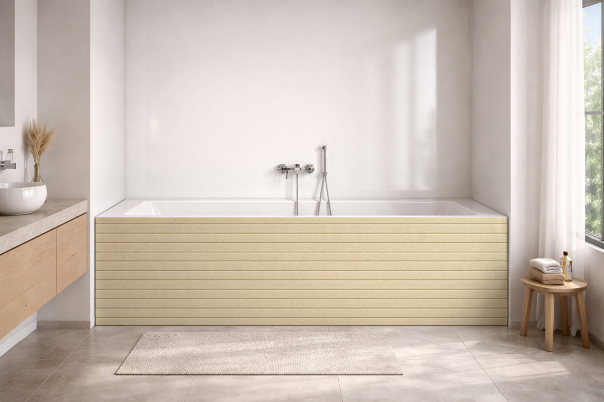 Badewannenverkleidung Holzoptik