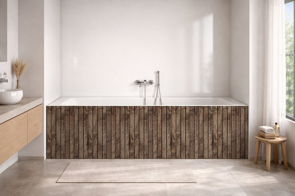 Badewannenverkleidung Holzoptik