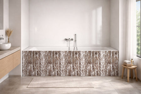 Badewannenverkleidung Holzoptik