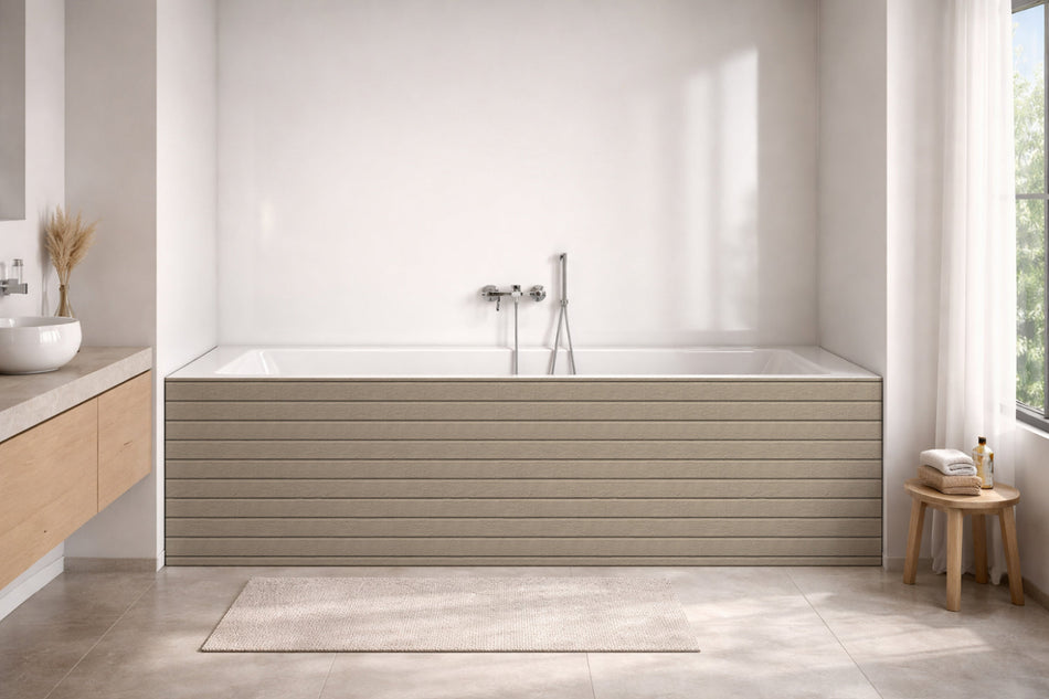 Badewannenverkleidung Holzoptik