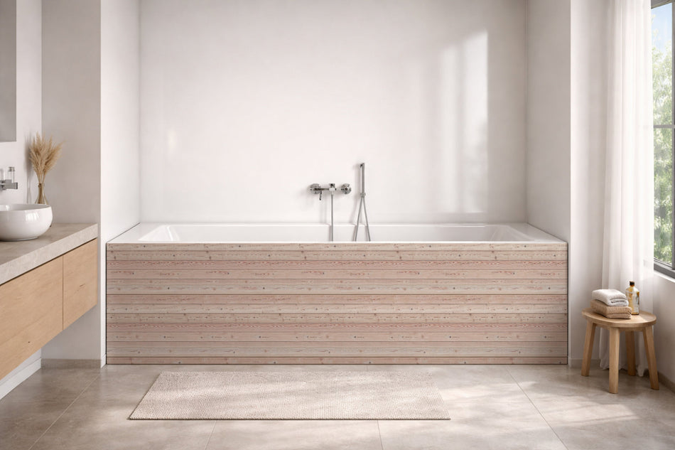Badewannenverkleidung Holzoptik