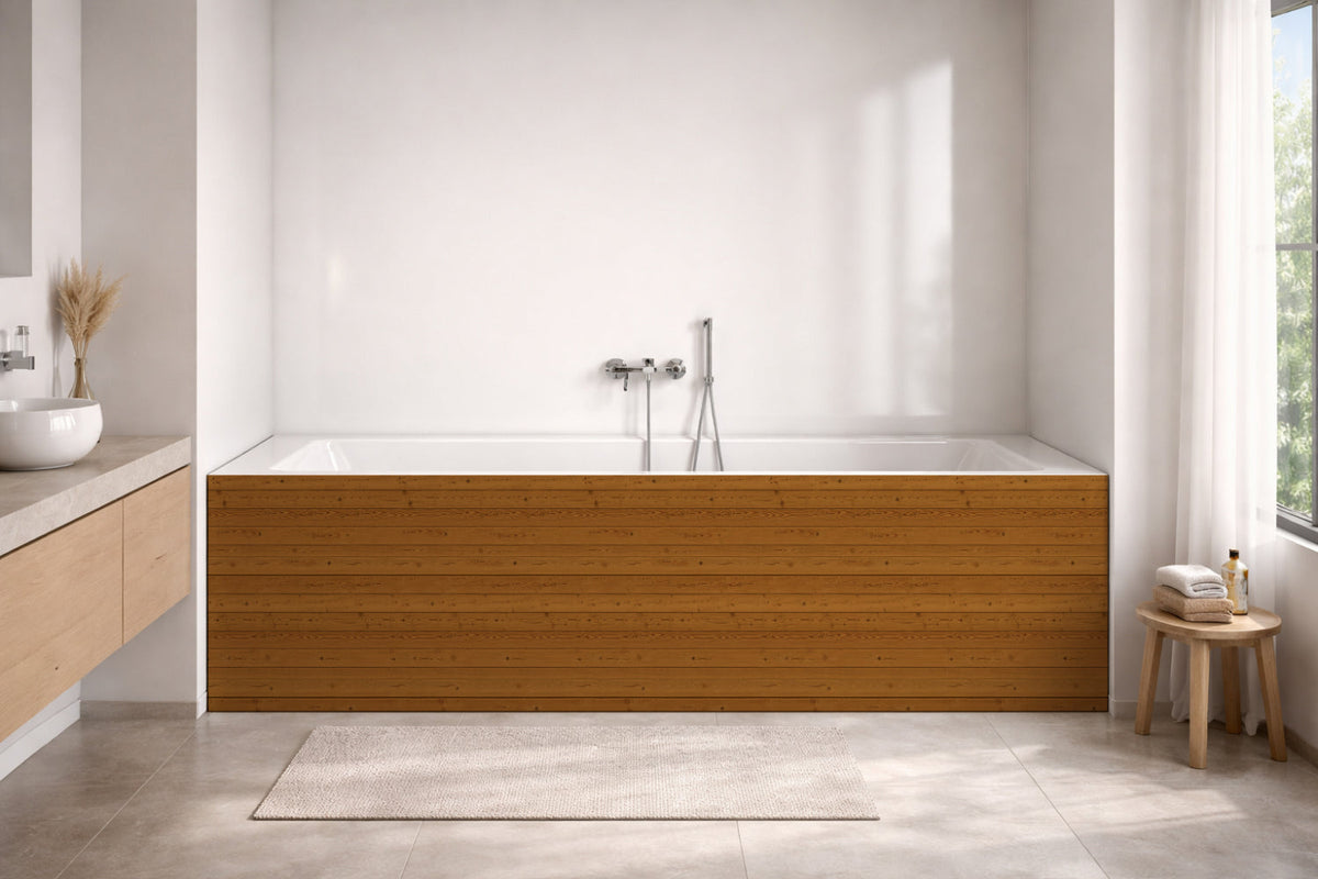 Badewannenverkleidung Holzoptik