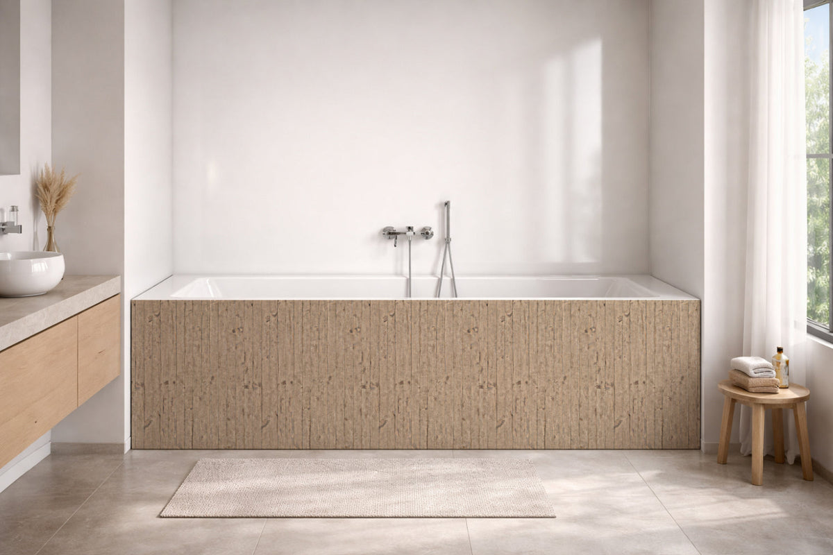 Badewannenverkleidung Holzoptik