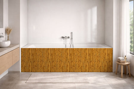 Badewannenverkleidung Holzoptik