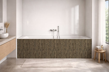 Badewannenverkleidung Holzoptik
