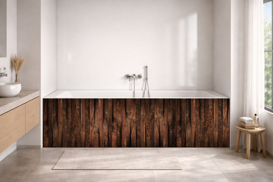 Badewannenverkleidung Holzoptik