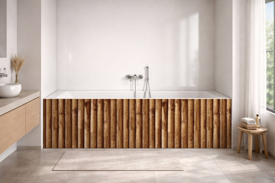 Badewannenverkleidung Holzoptik