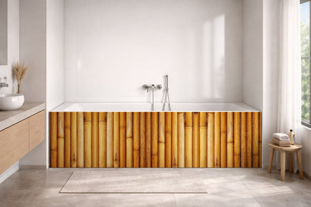 Badewannenverkleidung Holzoptik