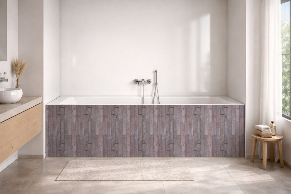 Badewannenverkleidung Holzoptik