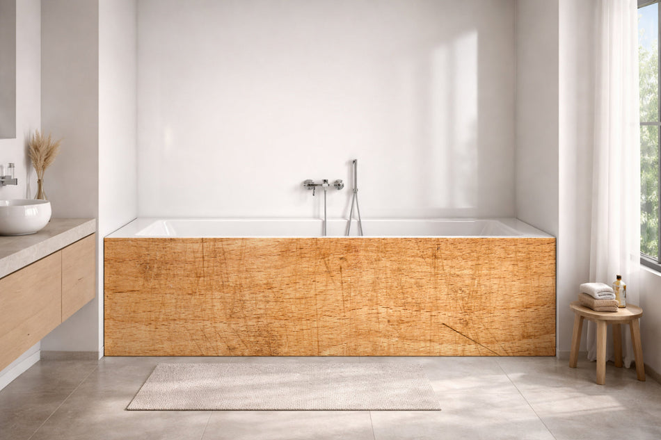 Badewannenverkleidung Holzoptik