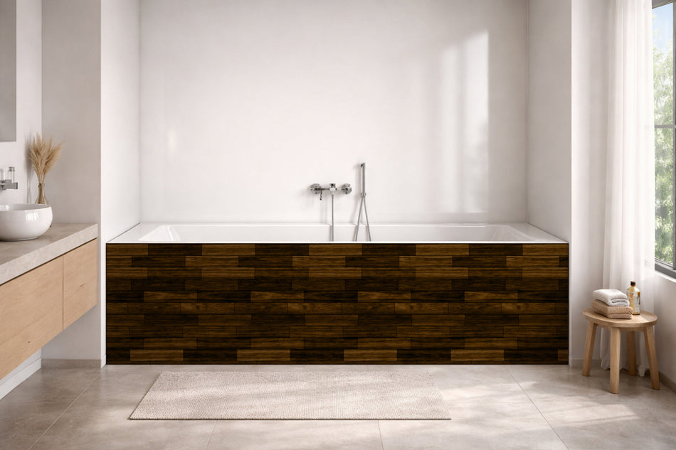 Badewannenverkleidung Holzoptik