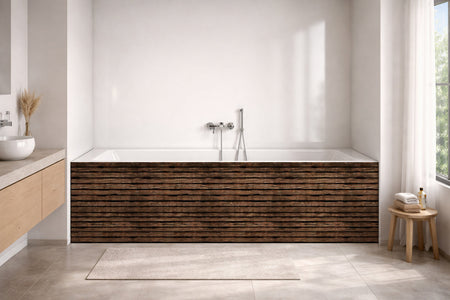 Badewannenverkleidung Holzoptik