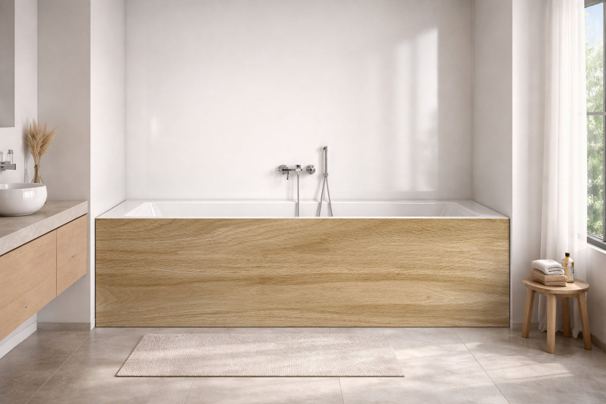 Badewannenverkleidung Holzoptik