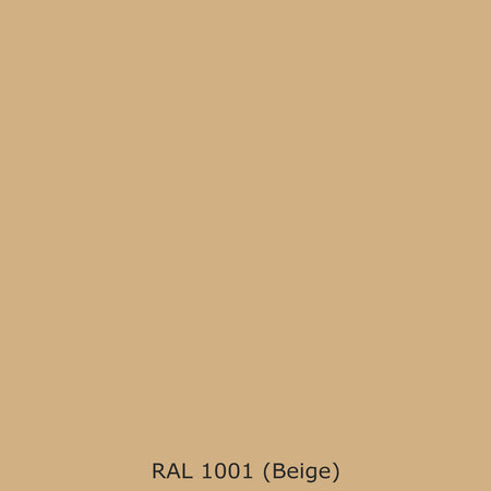 Toilettenrückwand Einfarbig #D0B083 RAL 1001 (Beige)