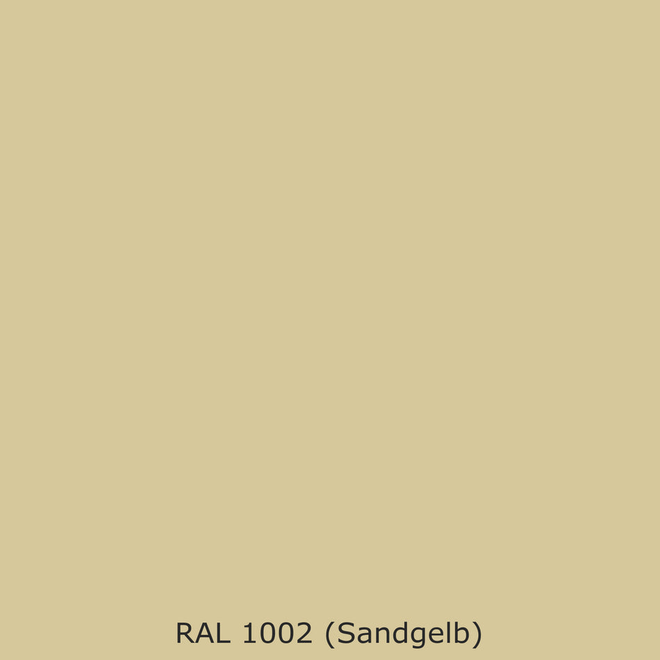 Toilettenrückwand Einfarbig #D6C89A RAL 1002 (Sandgelb)