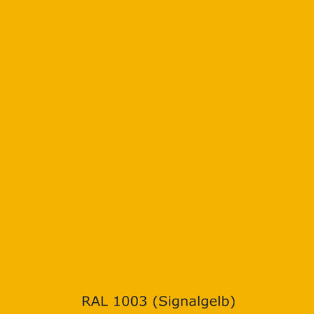 Toilettenrückwand Einfarbig #F4B300 RAL 1003 (Signalgelb)