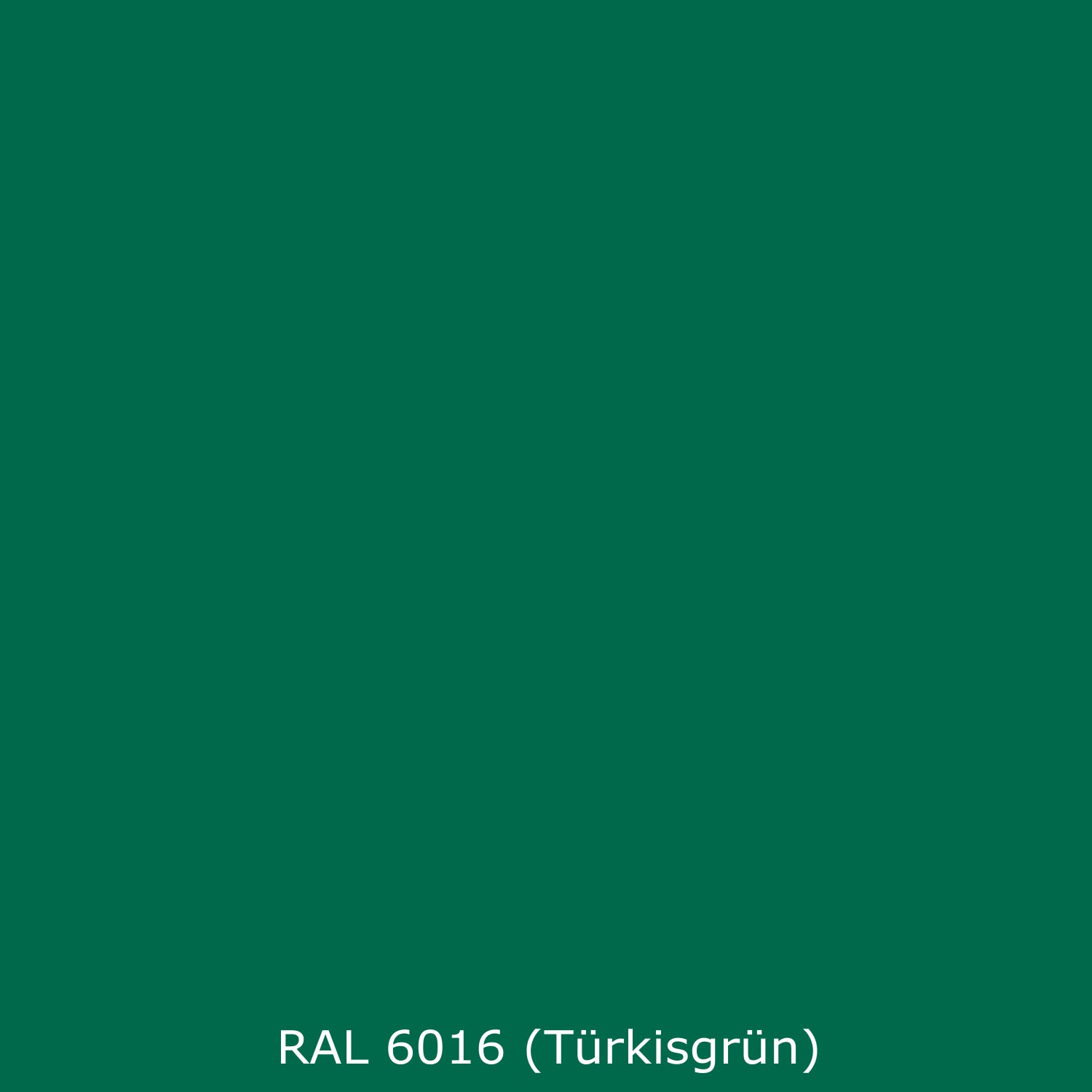 Toilettenrückwand Einfarbig RAL 6016 (Türkisgrün)