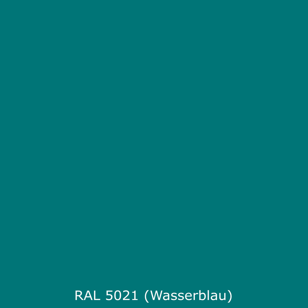 Toilettenrückwand Einfarbig RAL 5021 (Wasserblau)
