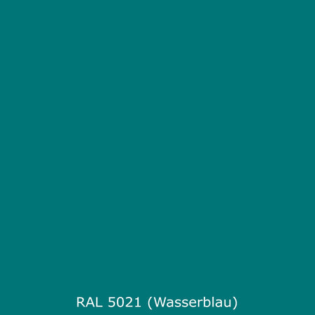 Toilettenrückwand Einfarbig RAL 5021 (Wasserblau)