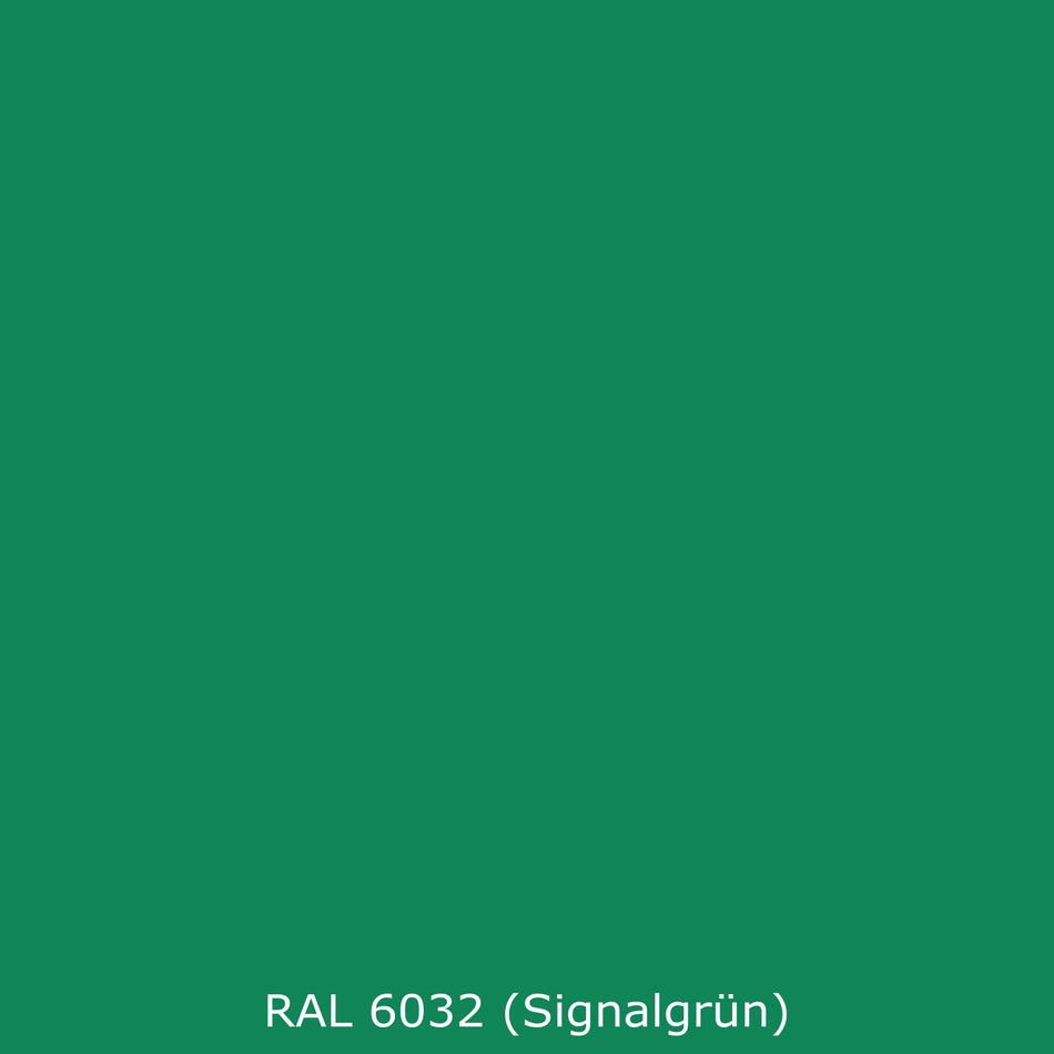 Toilettenrückwand Einfarbig RAL 6032 Signalgrün
