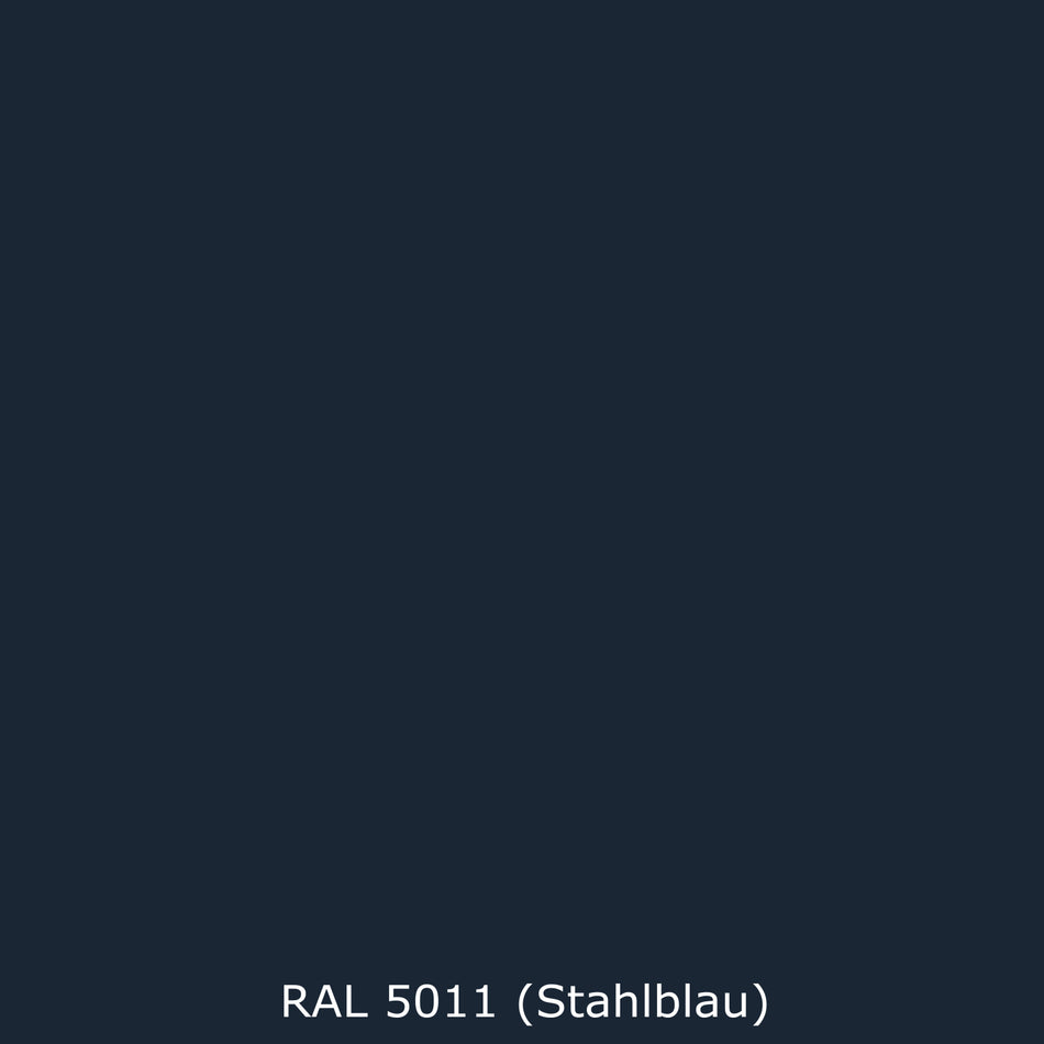 Toilettenrückwand Einfarbig RAL 5011 Stahlblau