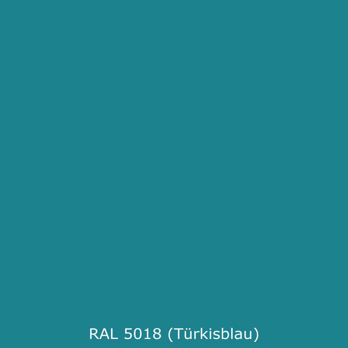 Toilettenrückwand Einfarbig RAL 5018 Türkisblau