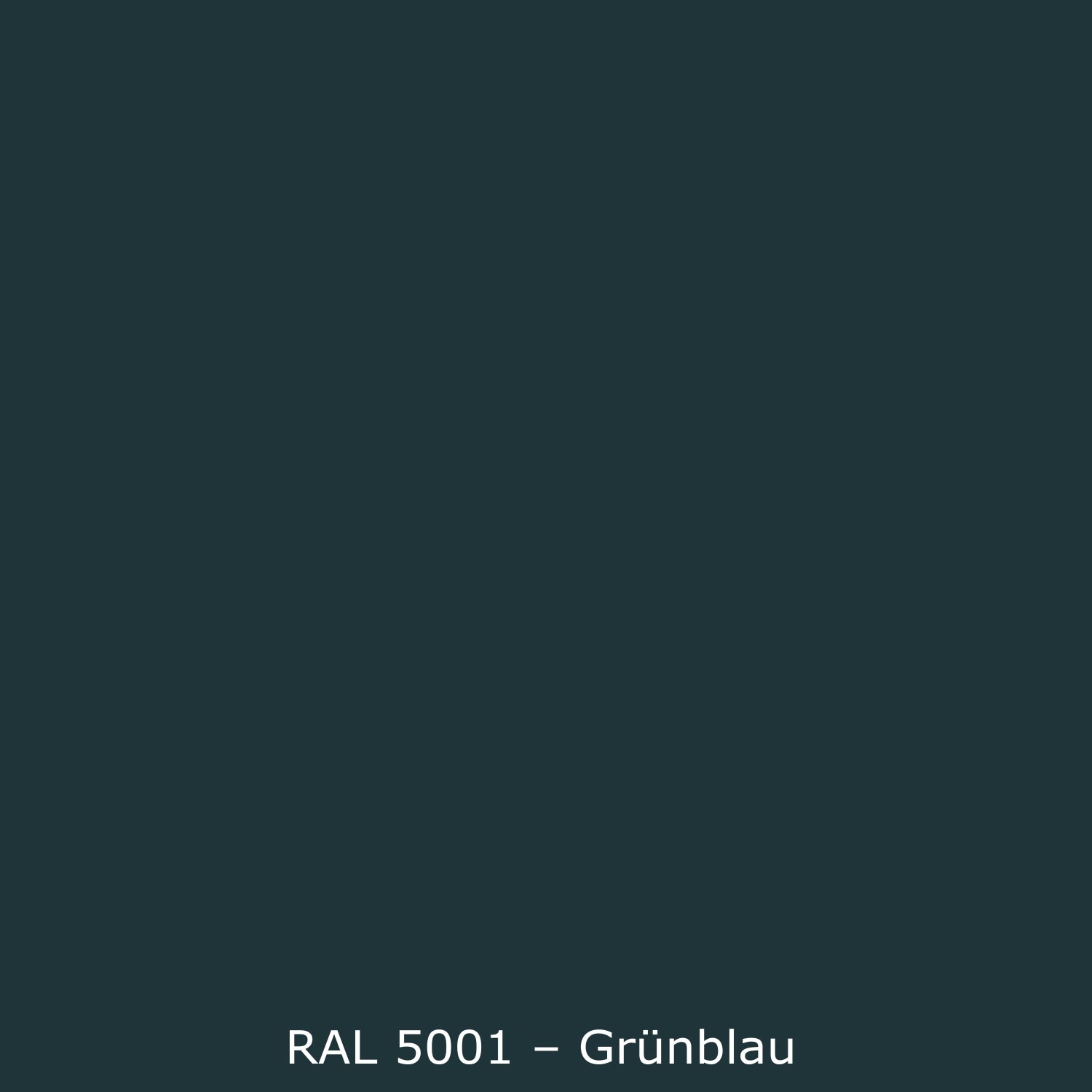 Toilettenrückwand Einfarbig RAL 5001 Grünblau