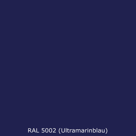 Toilettenrückwand Einfarbig RAL 5002 Ultramarinblau