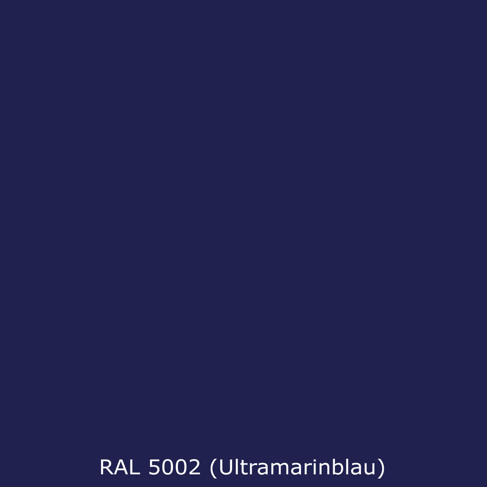 Toilettenrückwand Einfarbig RAL 5002 Ultramarinblau