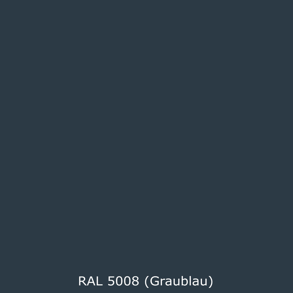 Toilettenrückwand Einfarbig RAL 5008 Graublau