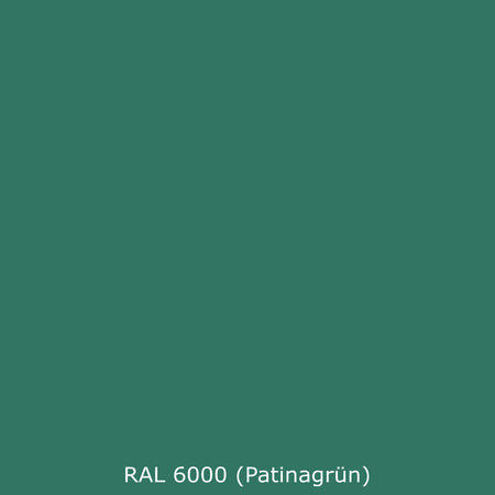 Toilettenrückwand Einfarbig RAL 6000 – Platinagrün