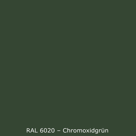 Toilettenrückwand Einfarbig RAL 6020 Chromoxidgrün