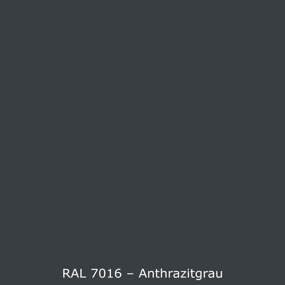 Toilettenrückwand Einfarbig RAL 7016 Anthrazitgrau
