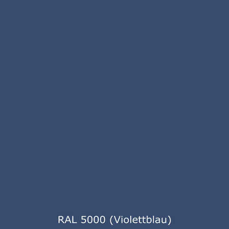 Toilettenrückwand Einfarbig RAL 5000 Violettblau