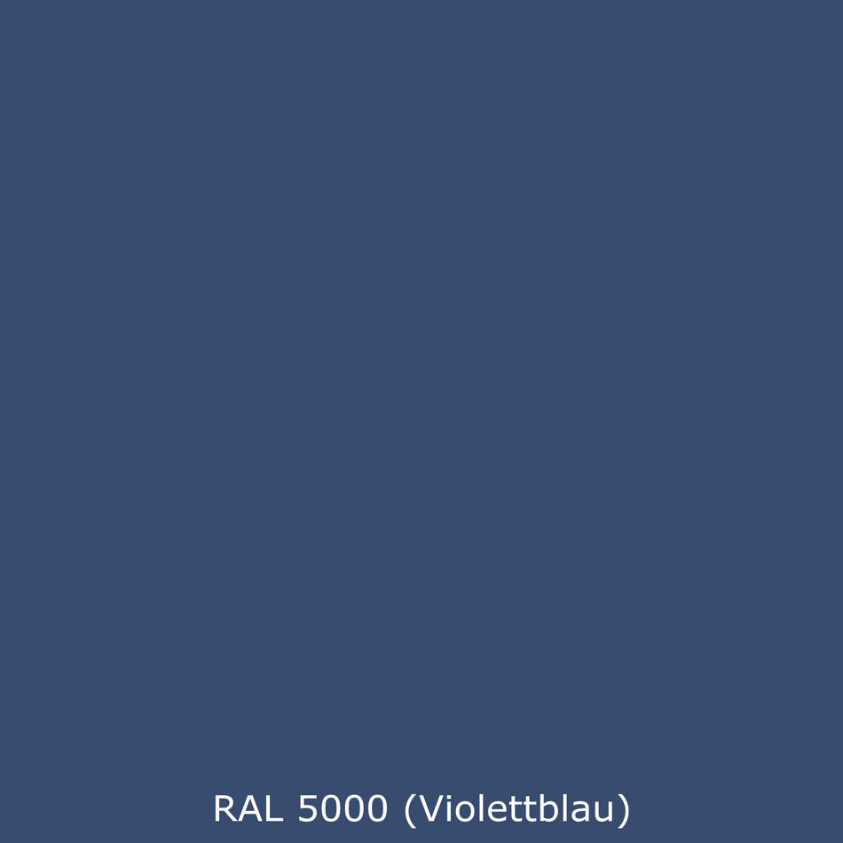 Toilettenrückwand Einfarbig RAL 5000 Violettblau