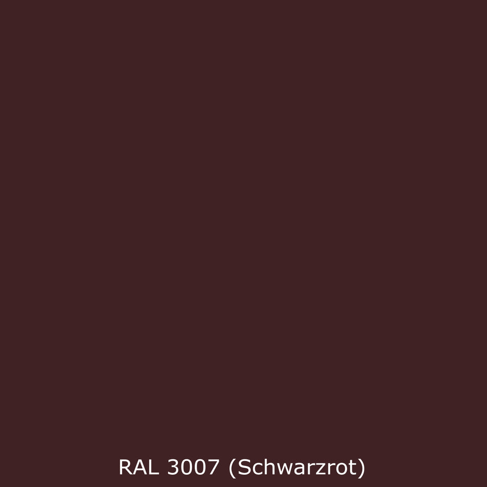 Toilettenrückwand Einfarbig RAL 3007 Schwarzrot