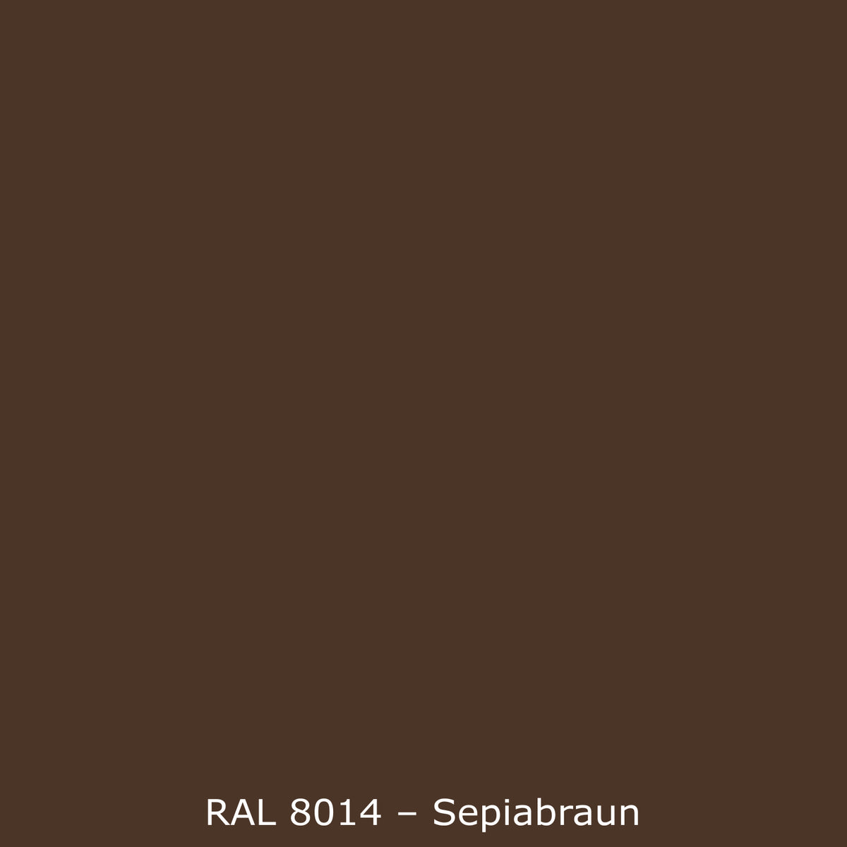 Toilettenrückwand Einfarbig RAL 8014 Sepiabraun