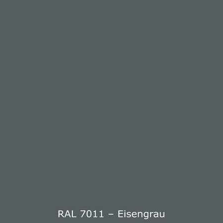Toilettenrückwand Einfarbig RAL 7011 Eisengrau