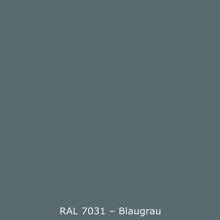 Toilettenrückwand Einfarbig RAL 7031 Blaugrau