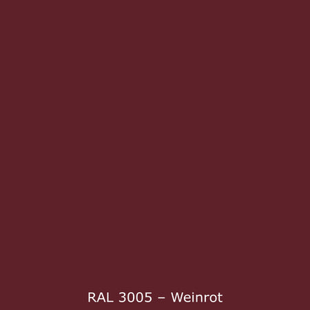 Toilettenrückwand Einfarbig RAL 3005 Weinrot