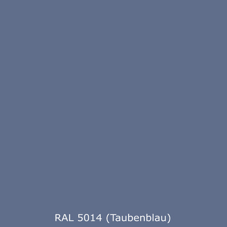 Toilettenrückwand Einfarbig RAL 5014 Taubenblau