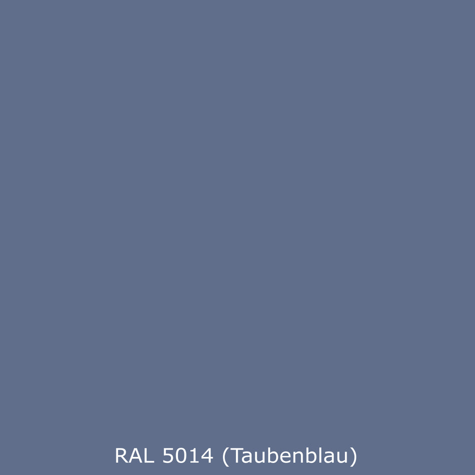 Toilettenrückwand Einfarbig RAL 5014 Taubenblau