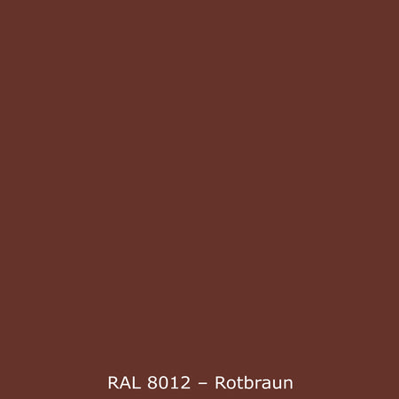 Toilettenrückwand Einfarbig RAL 8012 Rotbraun