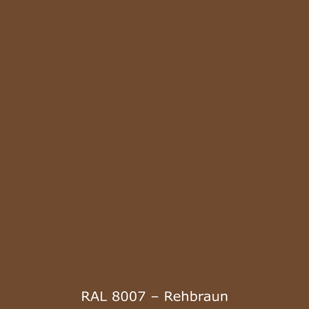 Toilettenrückwand Einfarbig RAL 8007 Rehbraun
