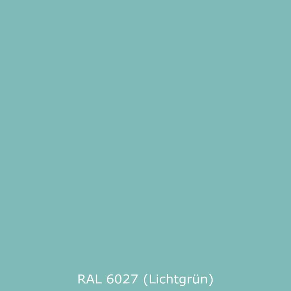 Toilettenrückwand Einfarbig RAL 6027 Lichtgrün 