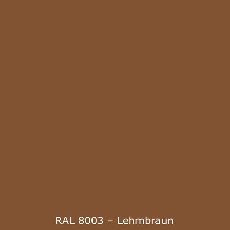 Toilettenrückwand Einfarbig RAL 8003 Lehmbraun