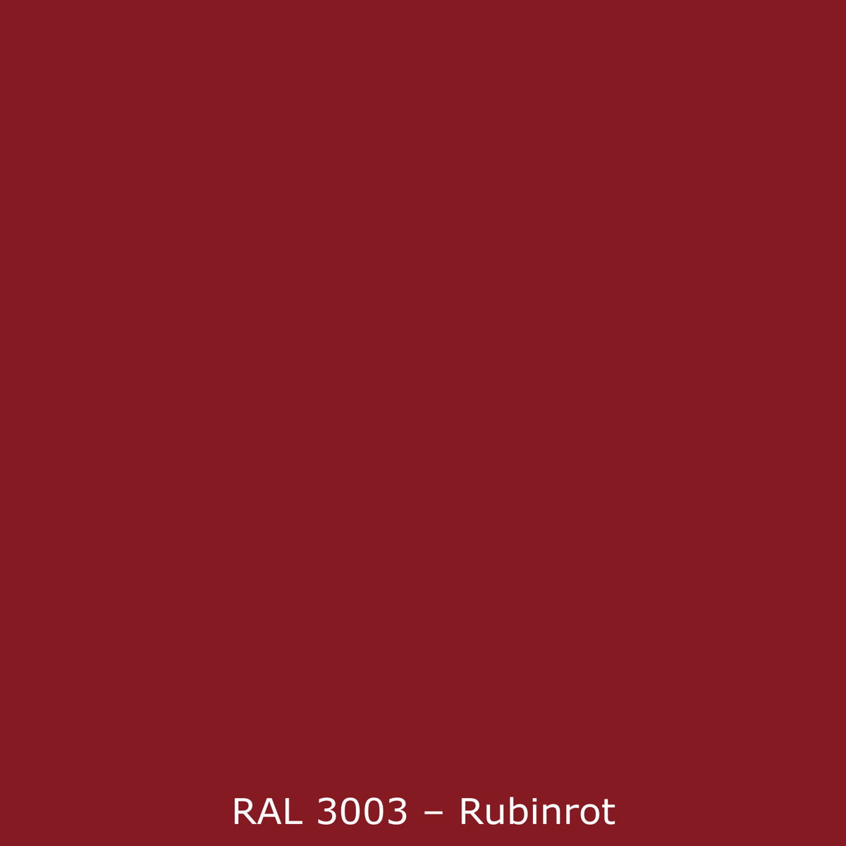Toilettenrückwand Einfarbig RAL 3003 Rubinrot