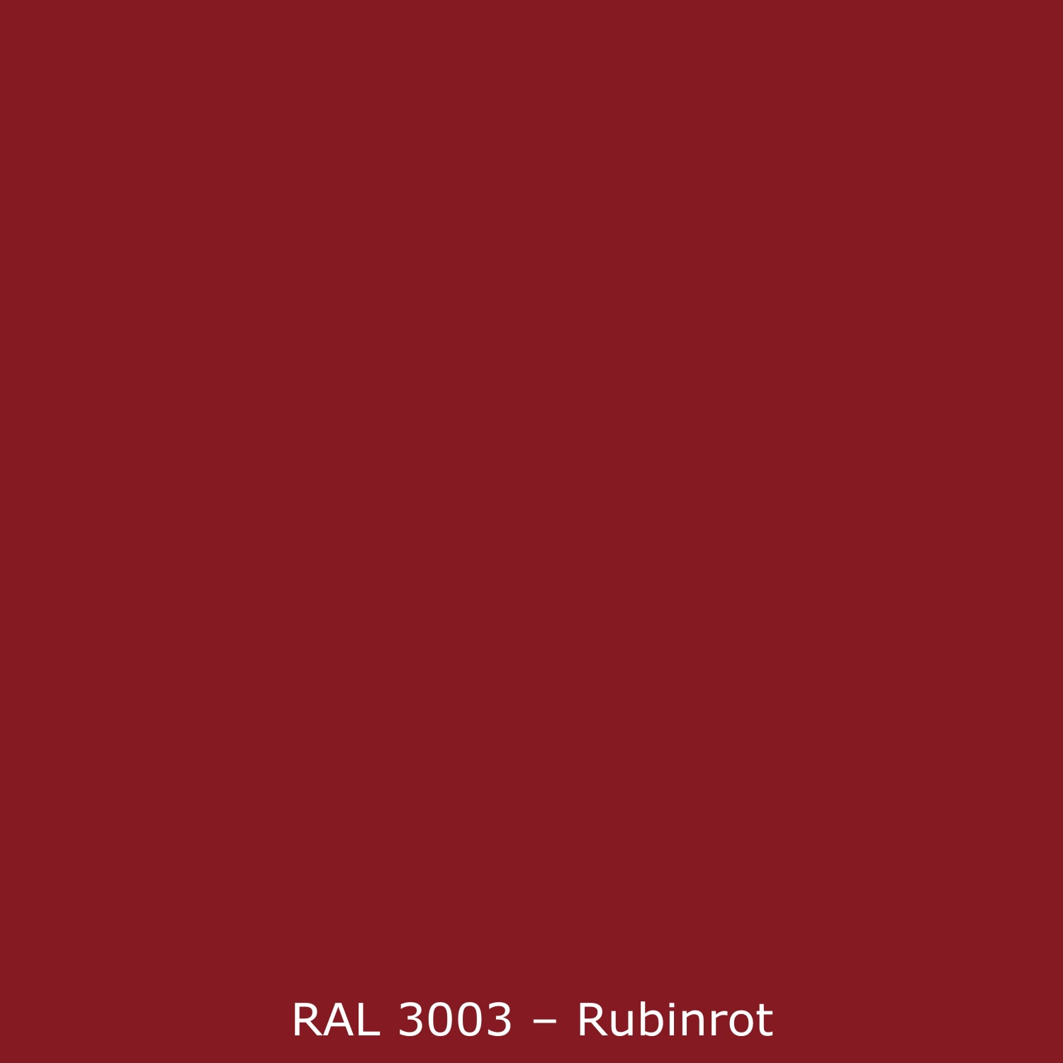 Toilettenrückwand Einfarbig RAL 3003 Rubinrot